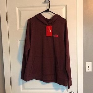 North Face Women’s maroon hoodie XL